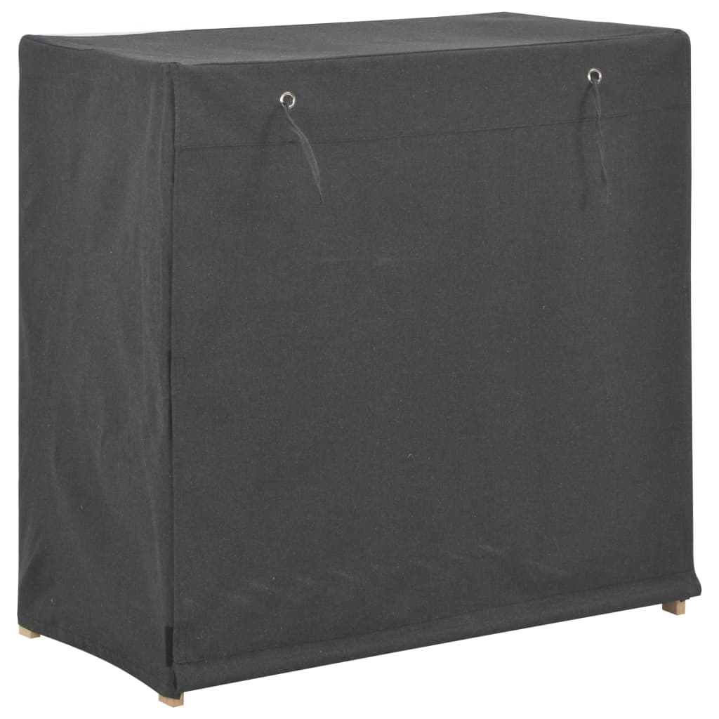Armoire à chaussures avec housse Gris 79x40x80 cm Tissu - XIOS