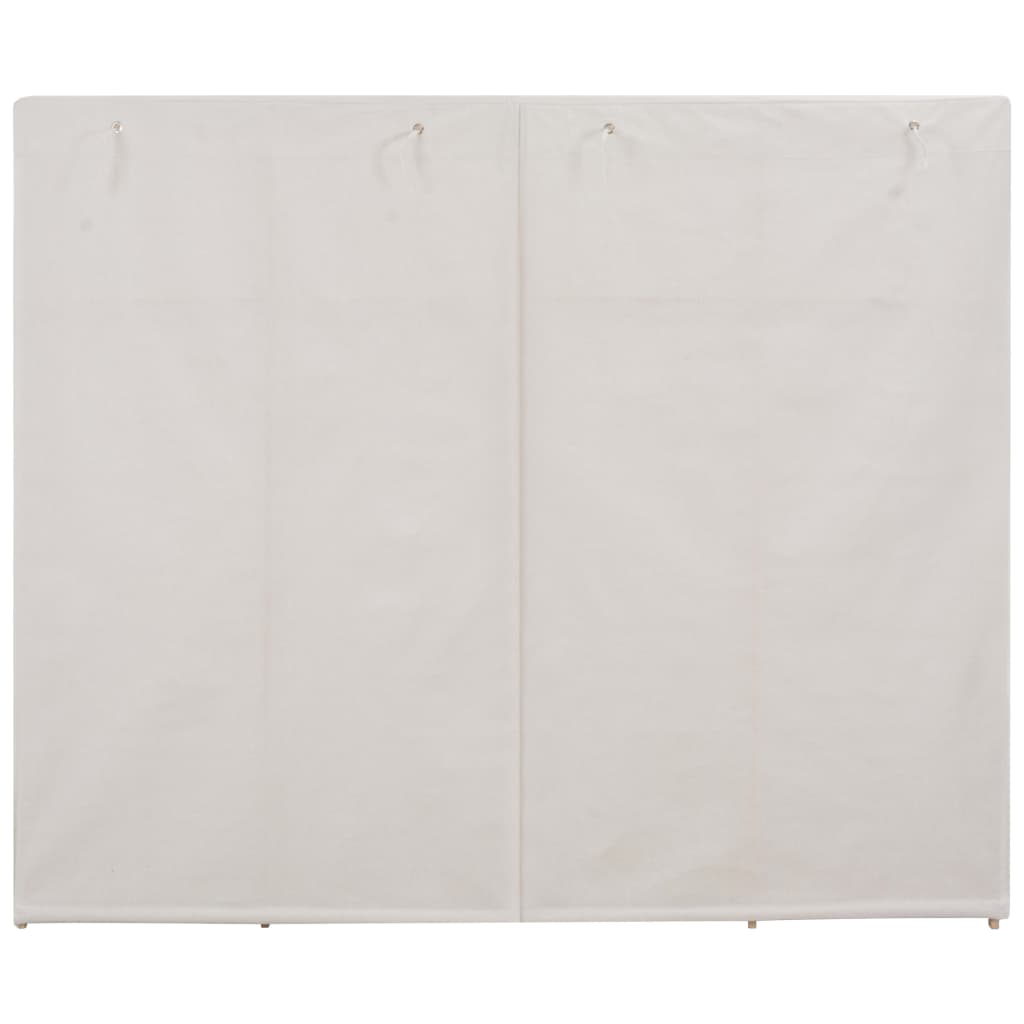 Garde-robe Blanc 200 x 40 x 170 cm Tissu - XIOS