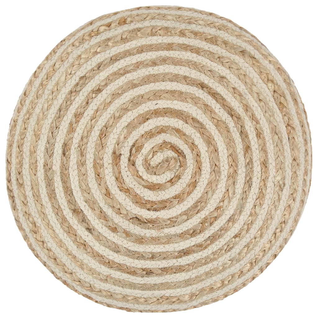 Pouf fait à la main 40 x 45 cm Jute - XIOS