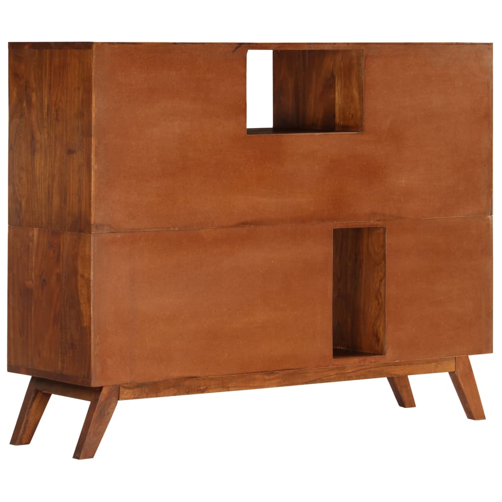 Buffet 115x35x86 cm Bois solide d'acacia - XIOS