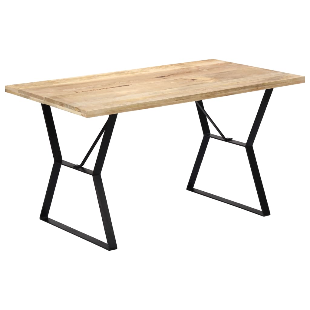 Table à manger 140x80x76 cm Bois de manguier massif - XIOS