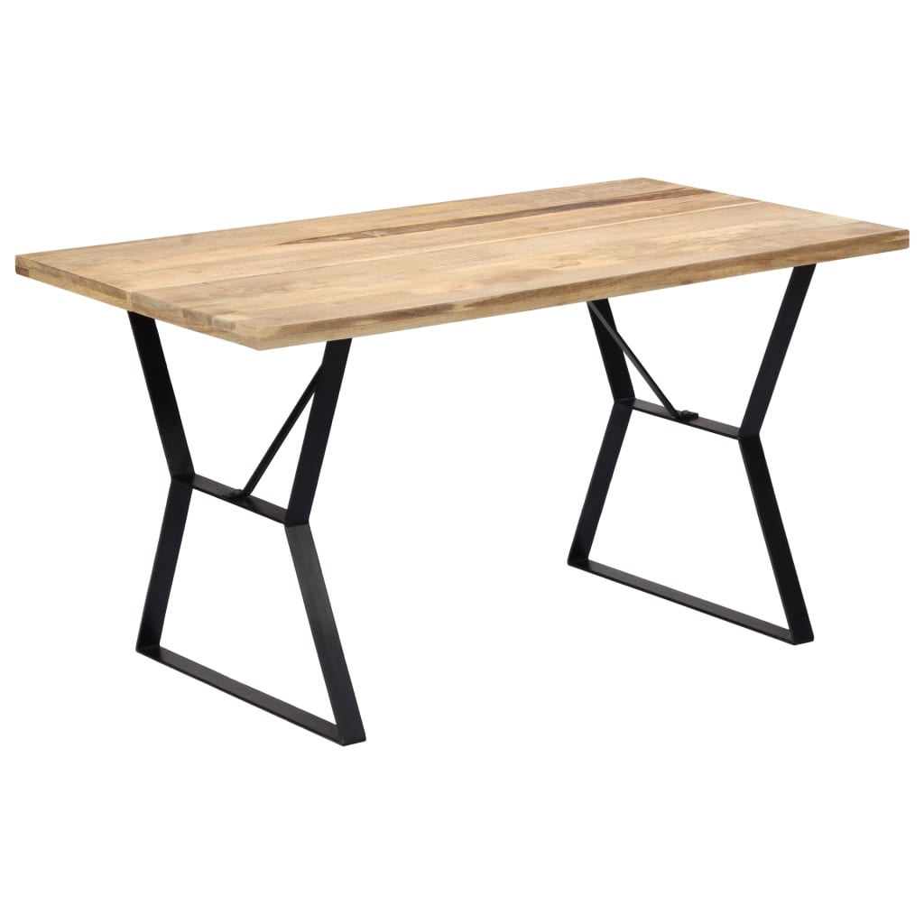 Table à manger 140x80x76 cm Bois de manguier massif - XIOS