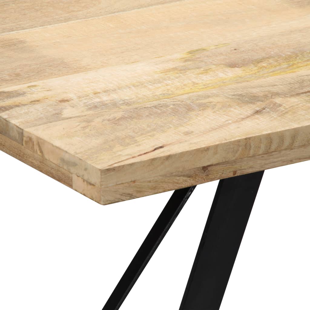 Table à manger 140x80x76 cm Bois de manguier massif - XIOS