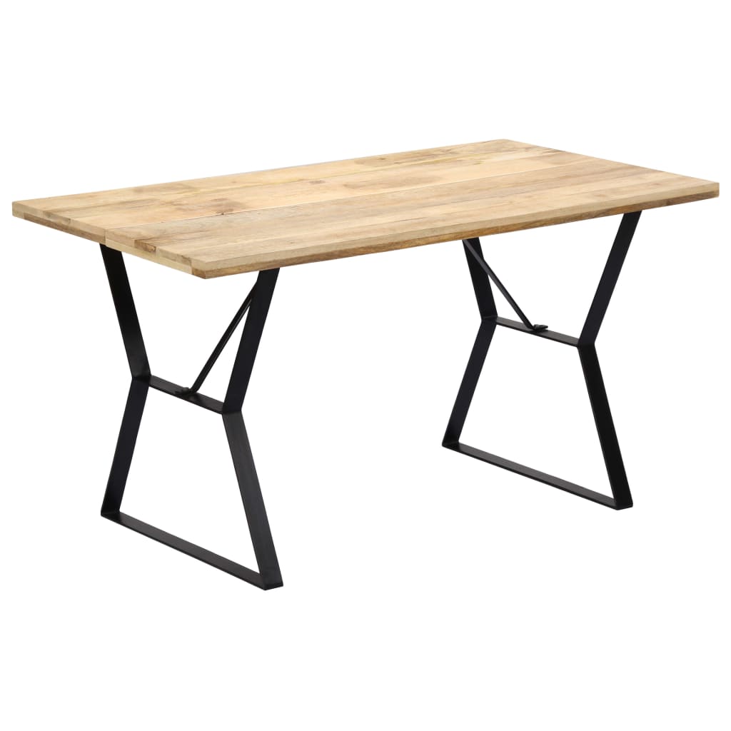Table à manger 140x80x76 cm Bois de manguier massif - XIOS