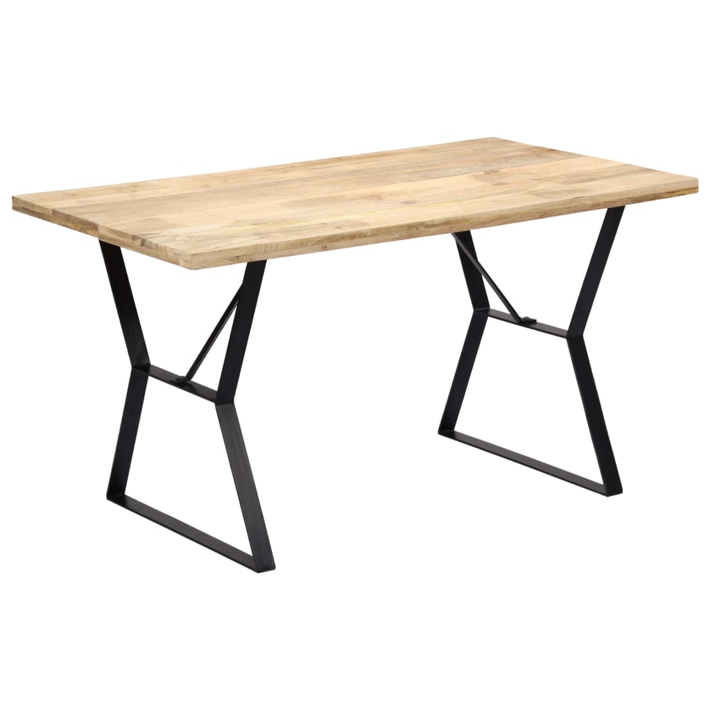 Table à manger 140x80x76 cm Bois de manguier massif - XIOS