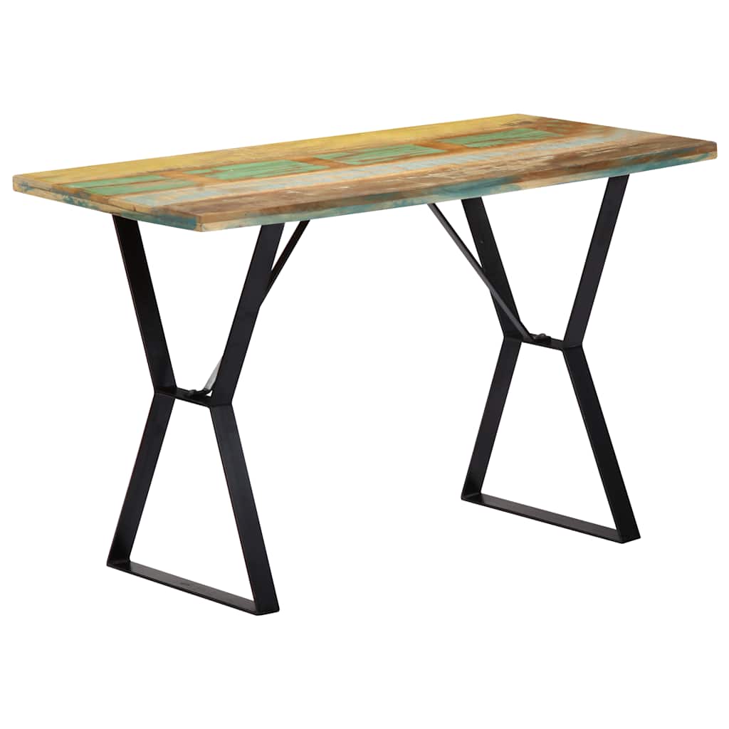 Table à manger 120x60x76 cm Bois de récupération massif - XIOS