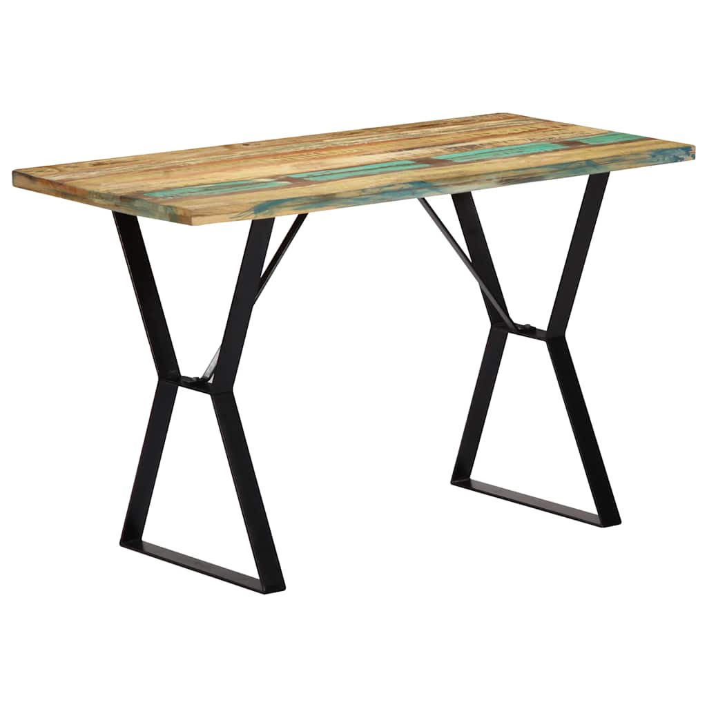 Table à manger 120x60x76 cm Bois de récupération massif - XIOS