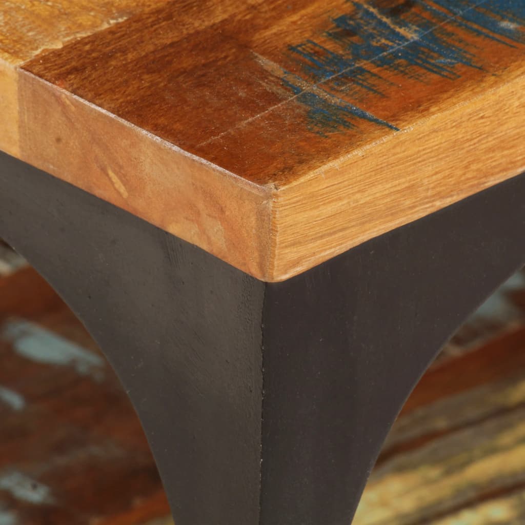 Table basse et étagère 100x60x35 cm Bois de récupération solide - XIOS