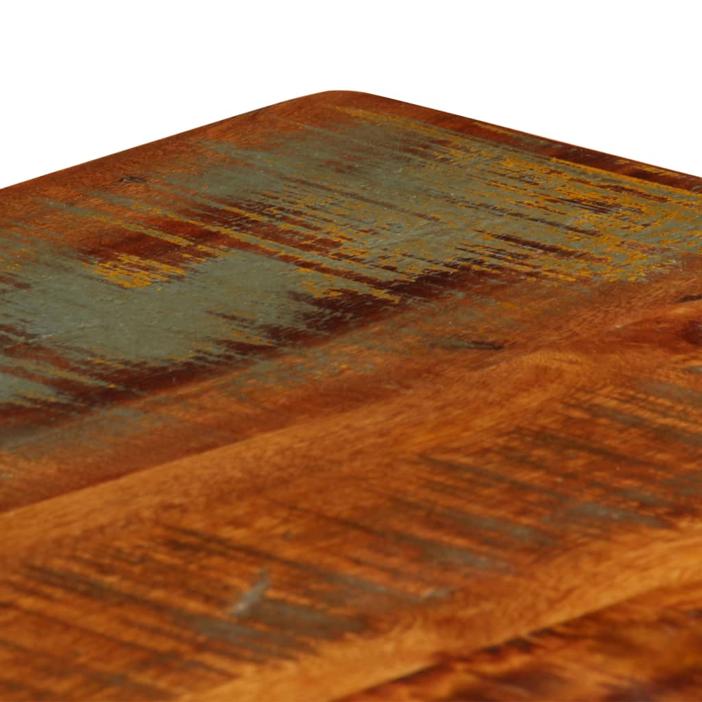 Table basse et étagère 100x60x35 cm Bois de récupération solide - XIOS