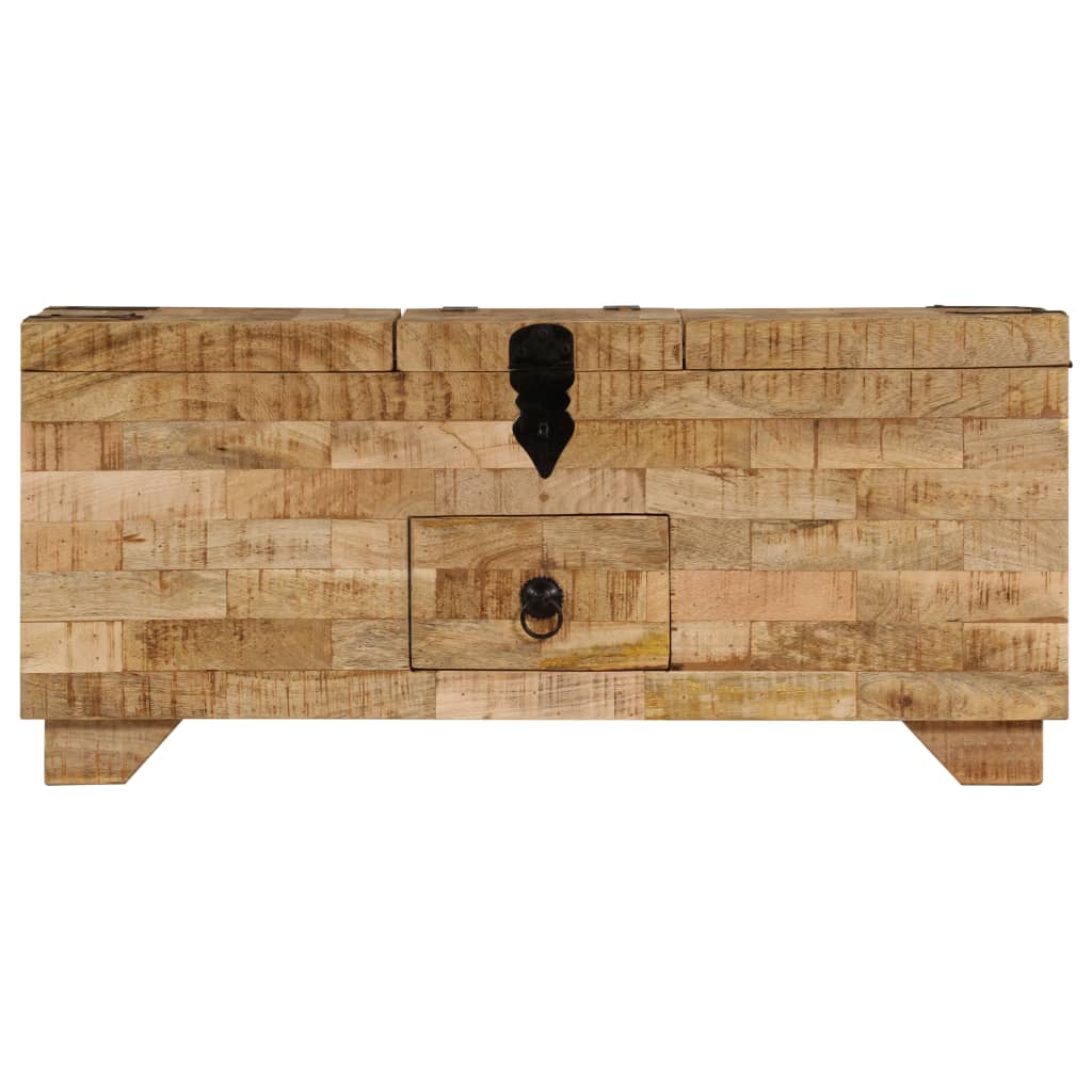 Table basse Bois de manguier massif 80x40x35 cm - XIOS
