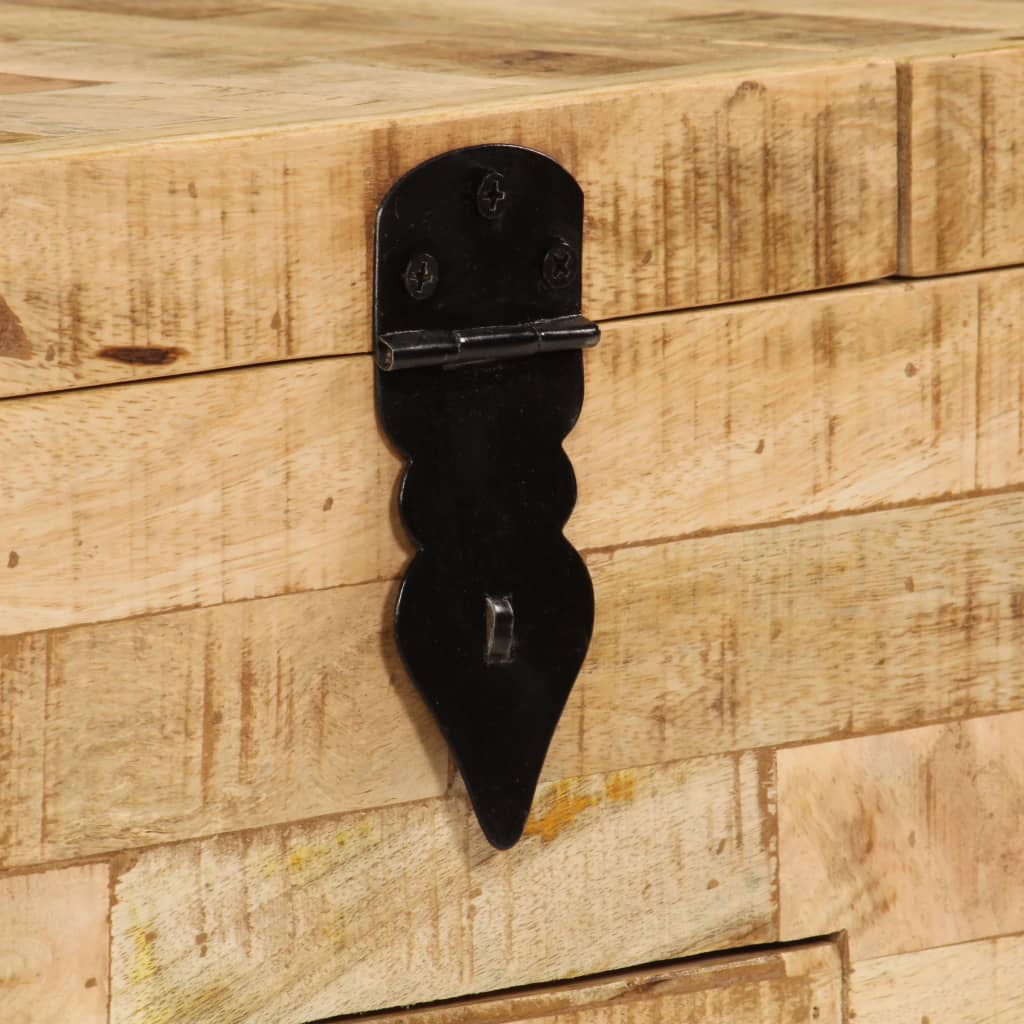 Table basse Bois de manguier massif 80x40x35 cm - XIOS