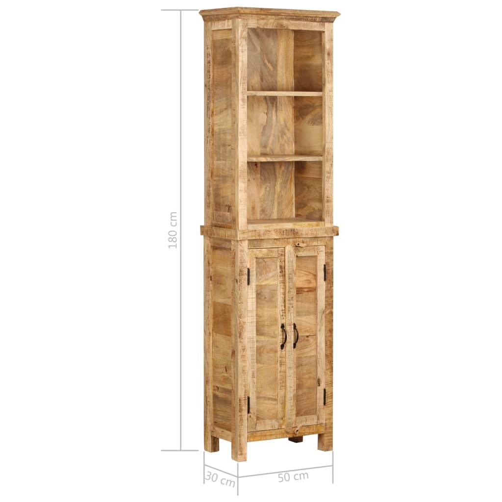 Bibliothèque 50 x 30 x 180 cm Bois massif de manguier - XIOS