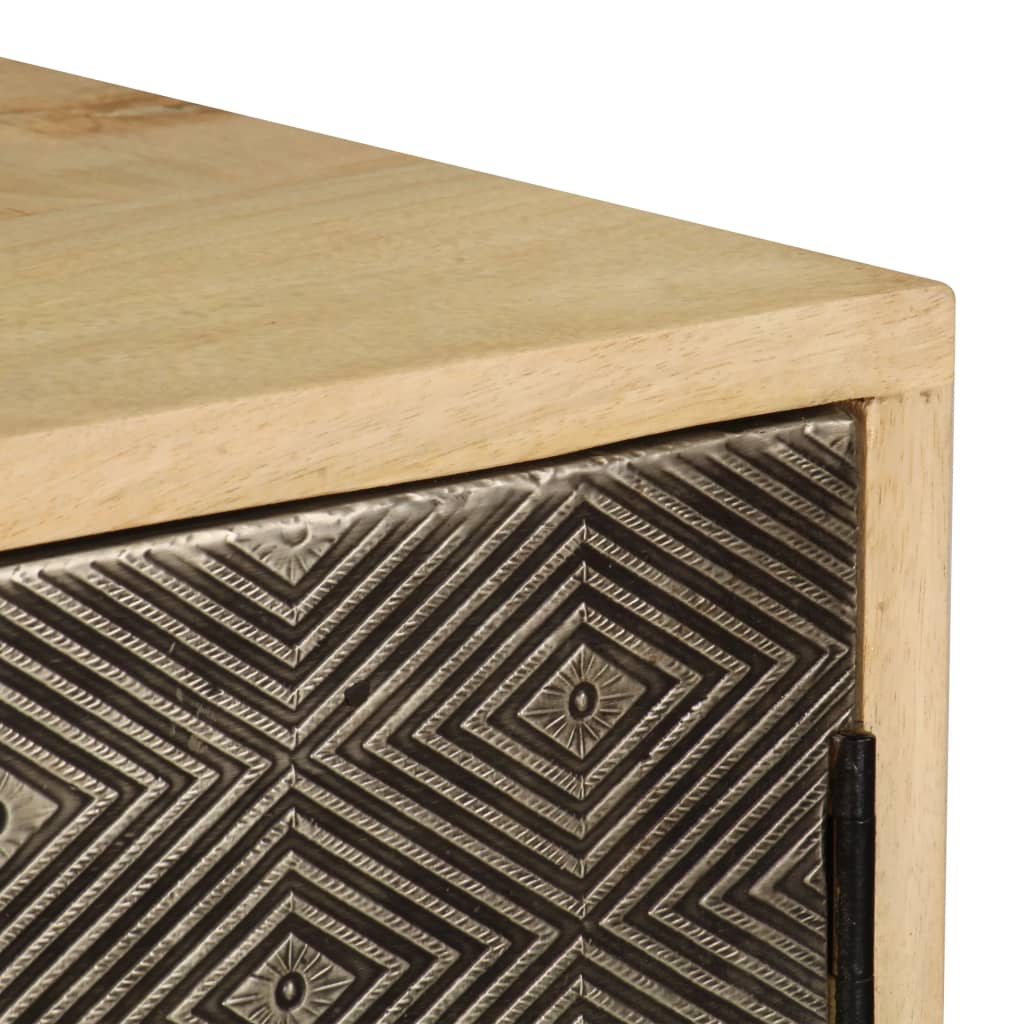 Buffet 120x30x75 cm bois de manguier massif - XIOS