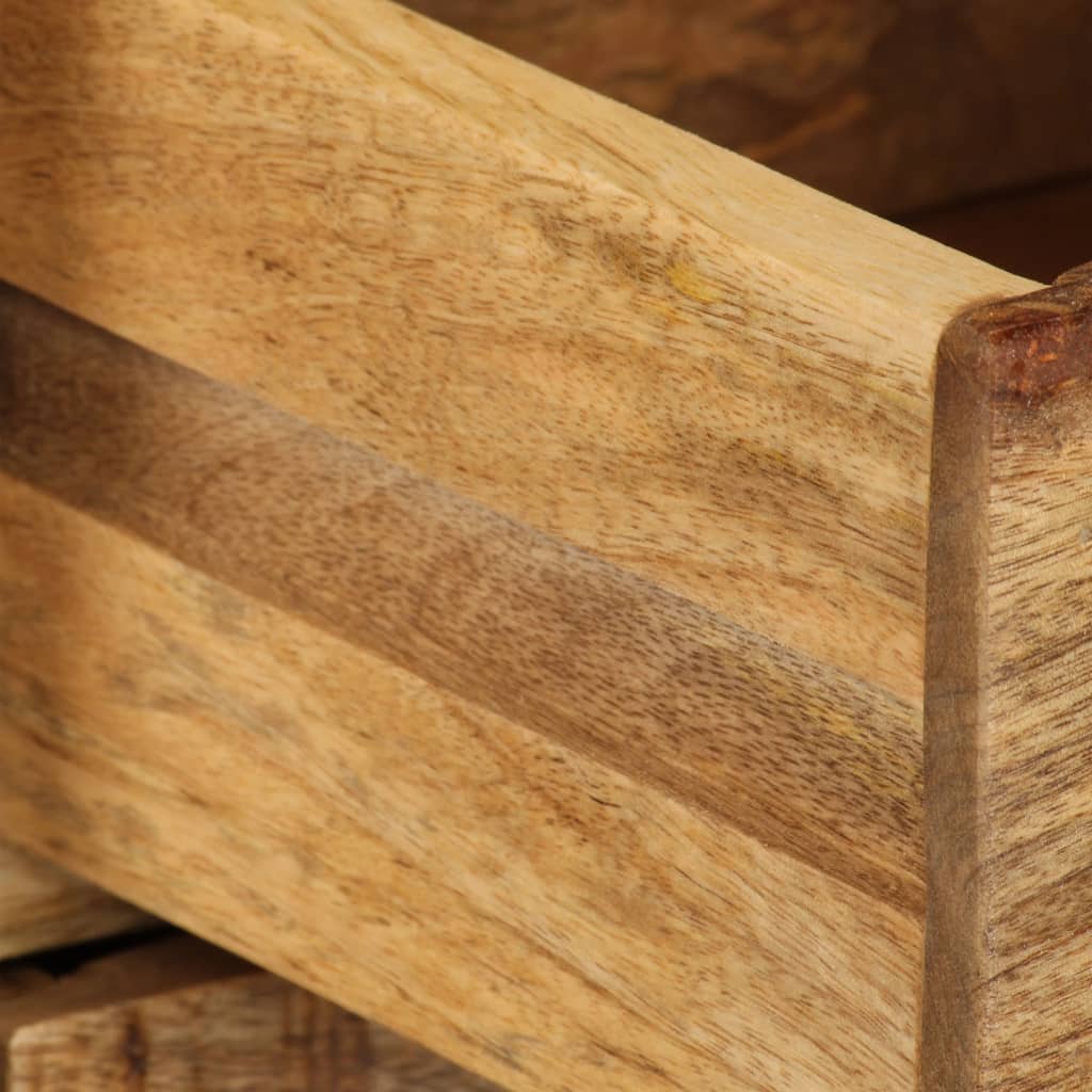 Meuble TV avec tiroirs 120x30x40 cm Bois massif de manguier - XIOS