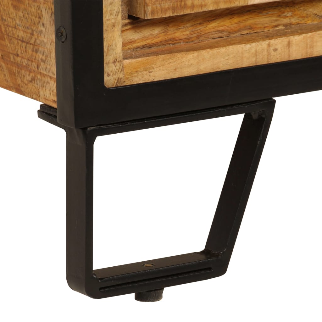 Meuble TV avec tiroirs 120x30x40 cm Bois massif de manguier - XIOS
