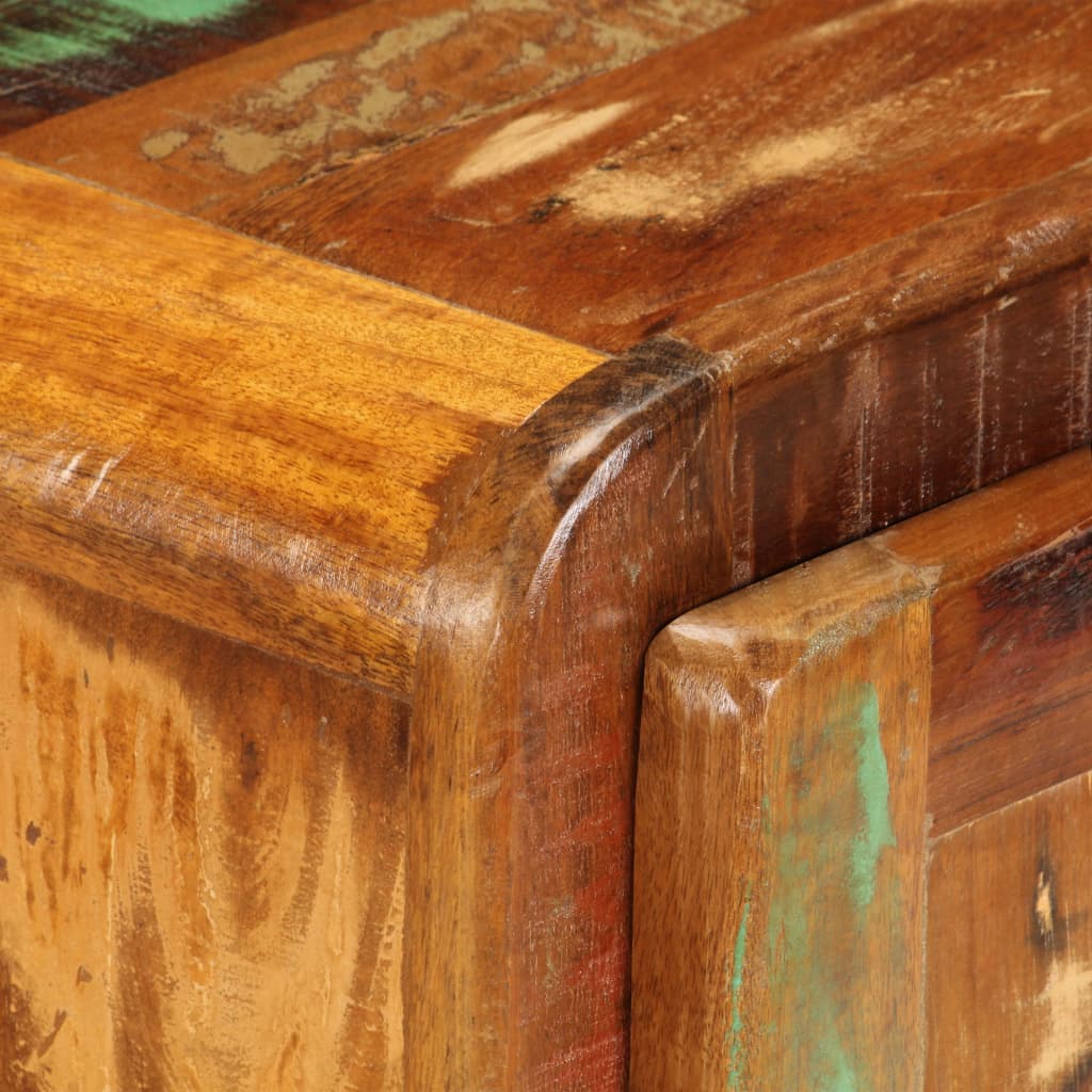 Table de chevet 50 x 30 x 50 cm Bois de récupération massif - XIOS