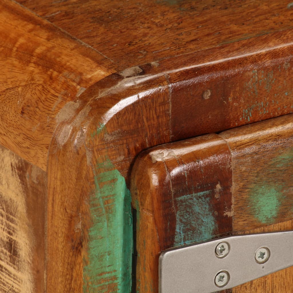 Table basse 85x55x40 cm Bois de récupération massif - XIOS