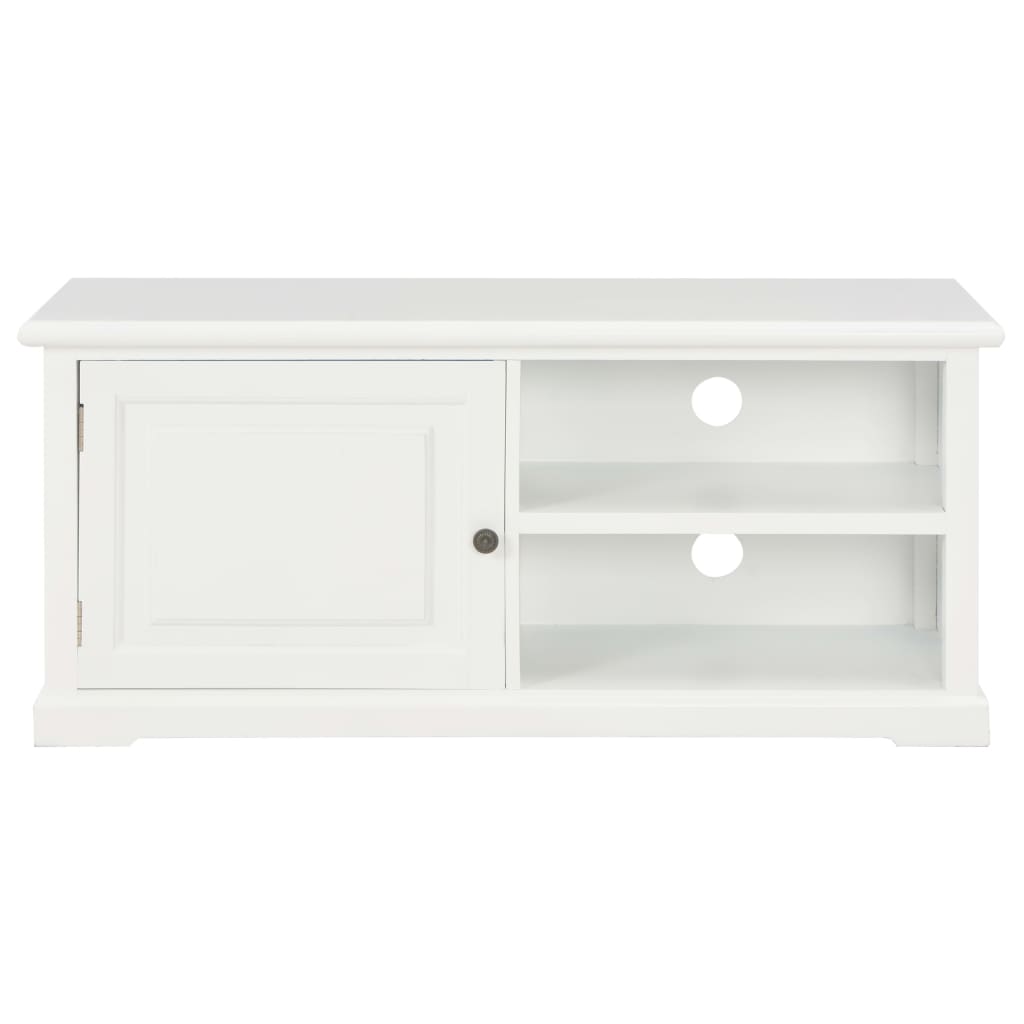 Meuble TV Blanc 90x30x40 cm Bois - XIOS
