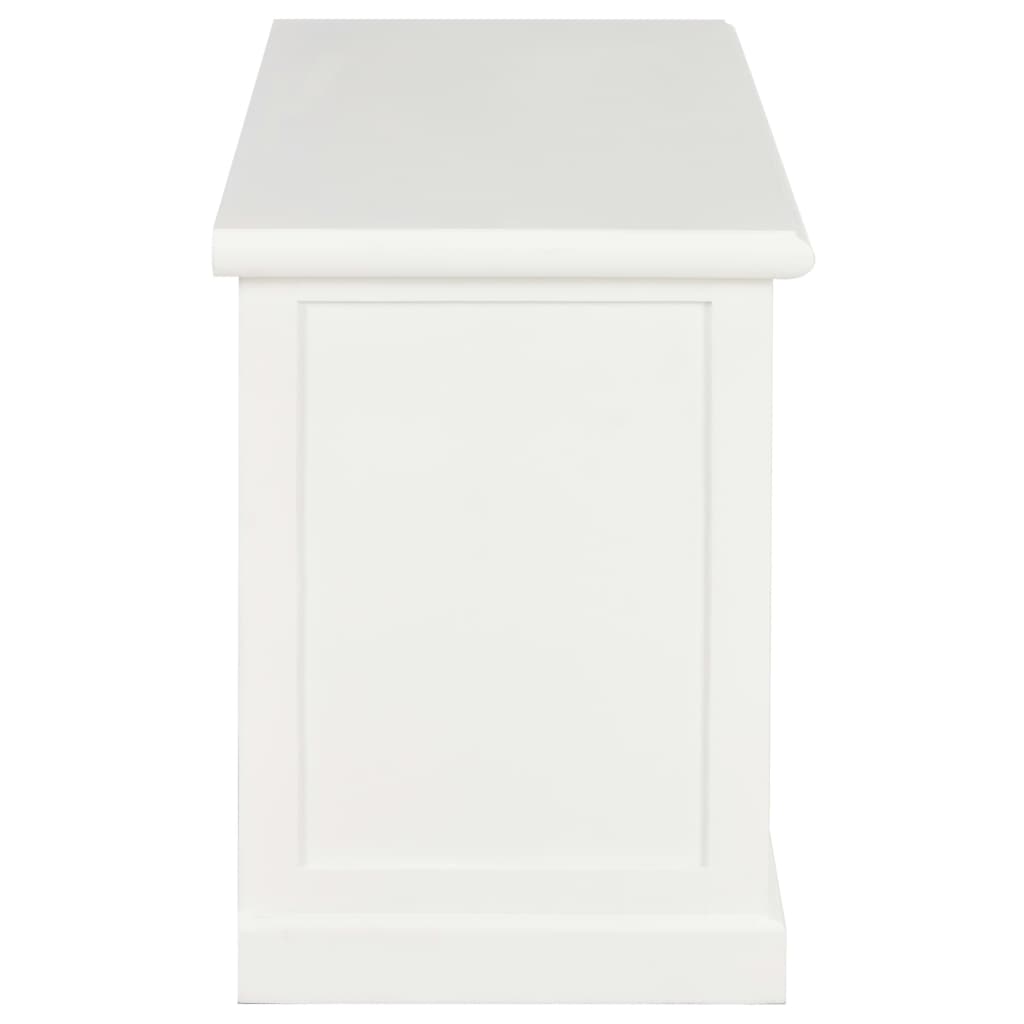 Meuble TV Blanc 90x30x40 cm Bois - XIOS