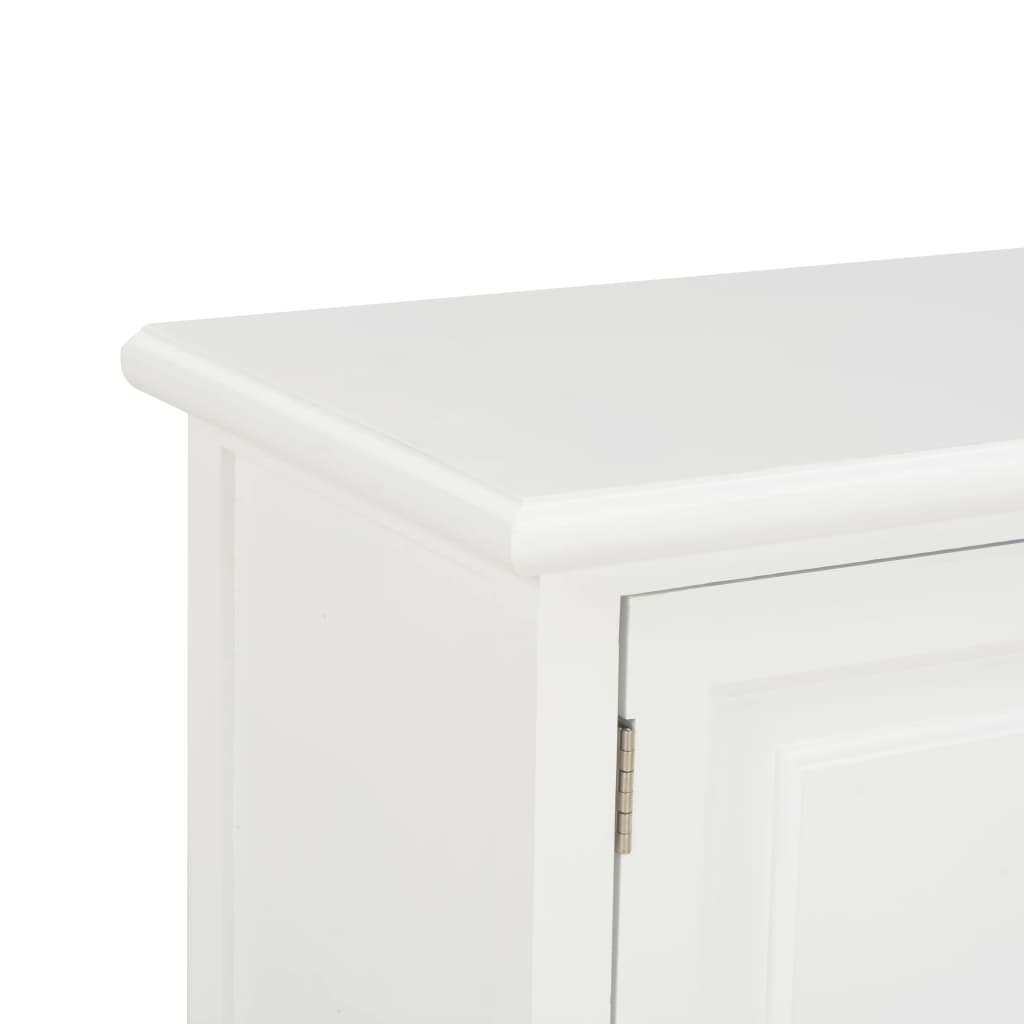 Meuble TV Blanc 90x30x40 cm Bois - XIOS