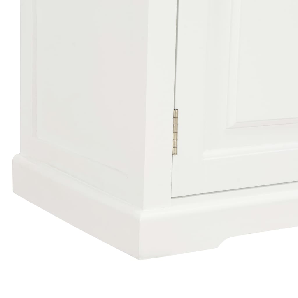 Meuble TV Blanc 90x30x40 cm Bois - XIOS