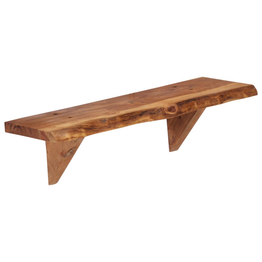 Étagères murales 2 pcs 60x20x18 cm Bois d'acacia massif - XIOS