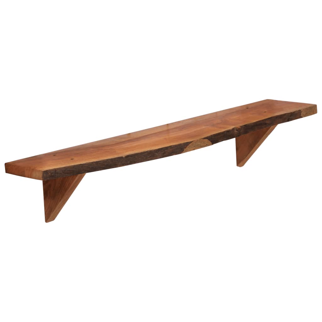 Étagères murales 2 pcs 90x20x18 cm Bois d'acacia massif - XIOS