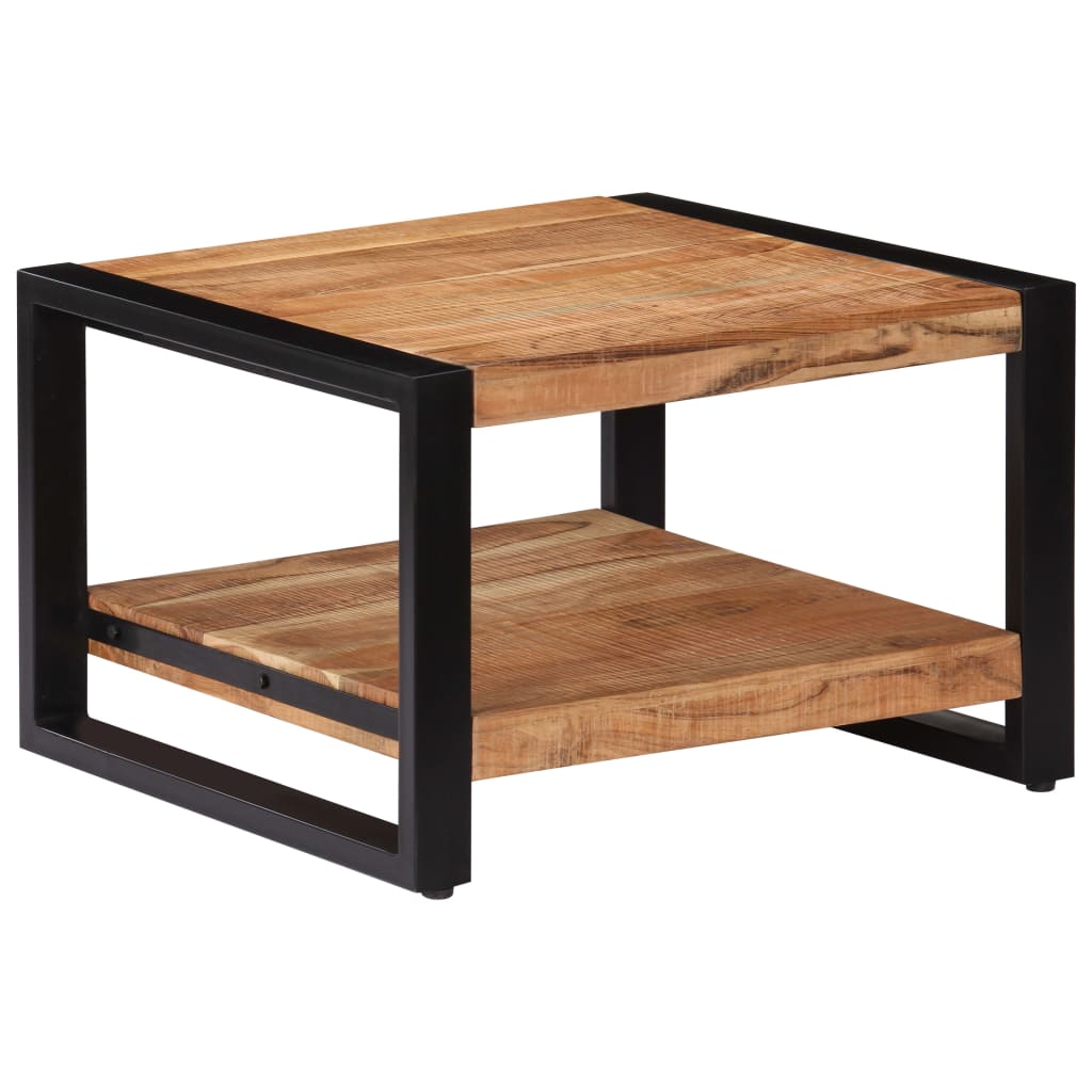 Table basse 60x60x40 cm Bois d'acacia massif - XIOS