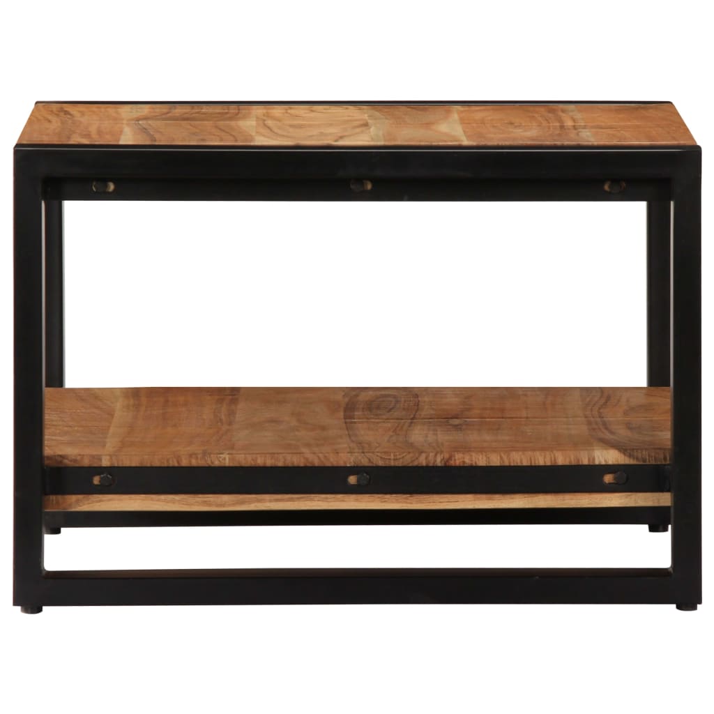 Table basse 60x60x40 cm Bois d'acacia massif - XIOS