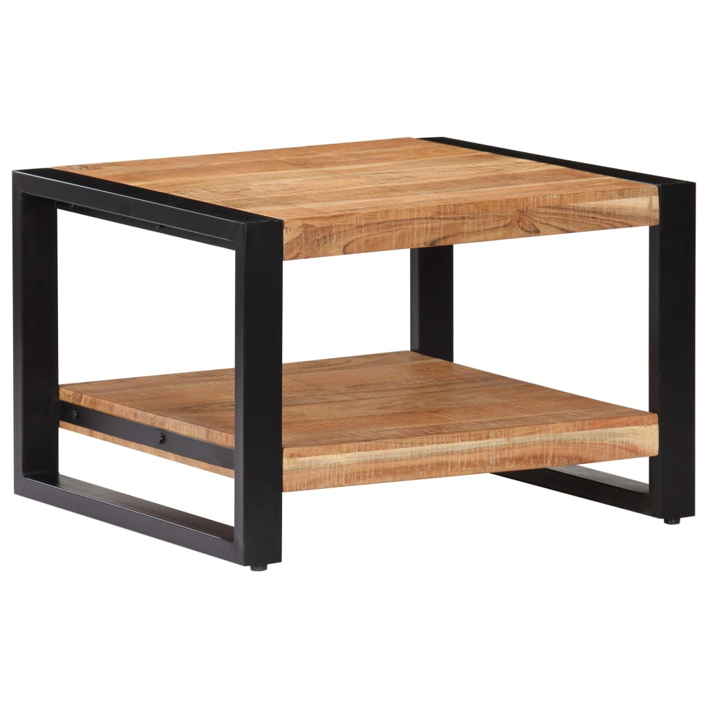 Table basse 60x60x40 cm Bois d'acacia massif - XIOS