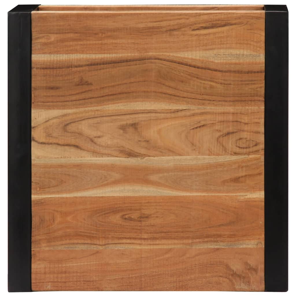 Table basse 60x60x40 cm Bois d'acacia massif - XIOS