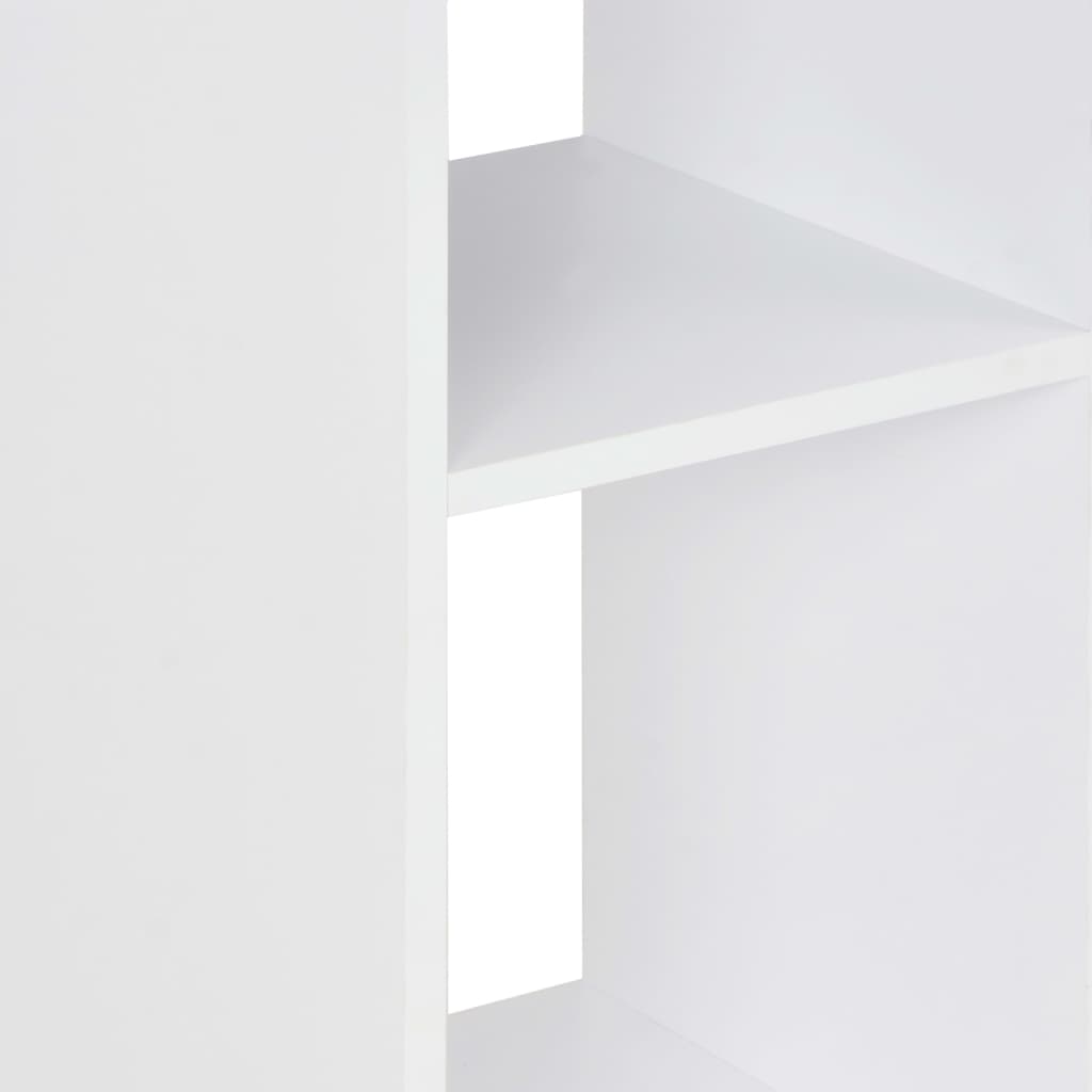 Table de bar Blanc et béton 60x60x110 cm - XIOS