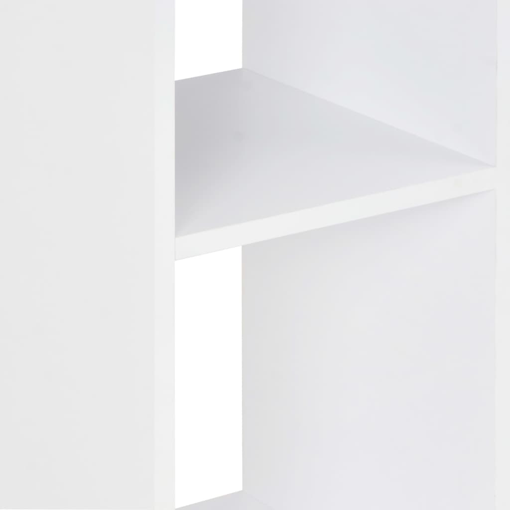 Table de bar Blanc et chêne Sonoma 60x60x110 cm - XIOS