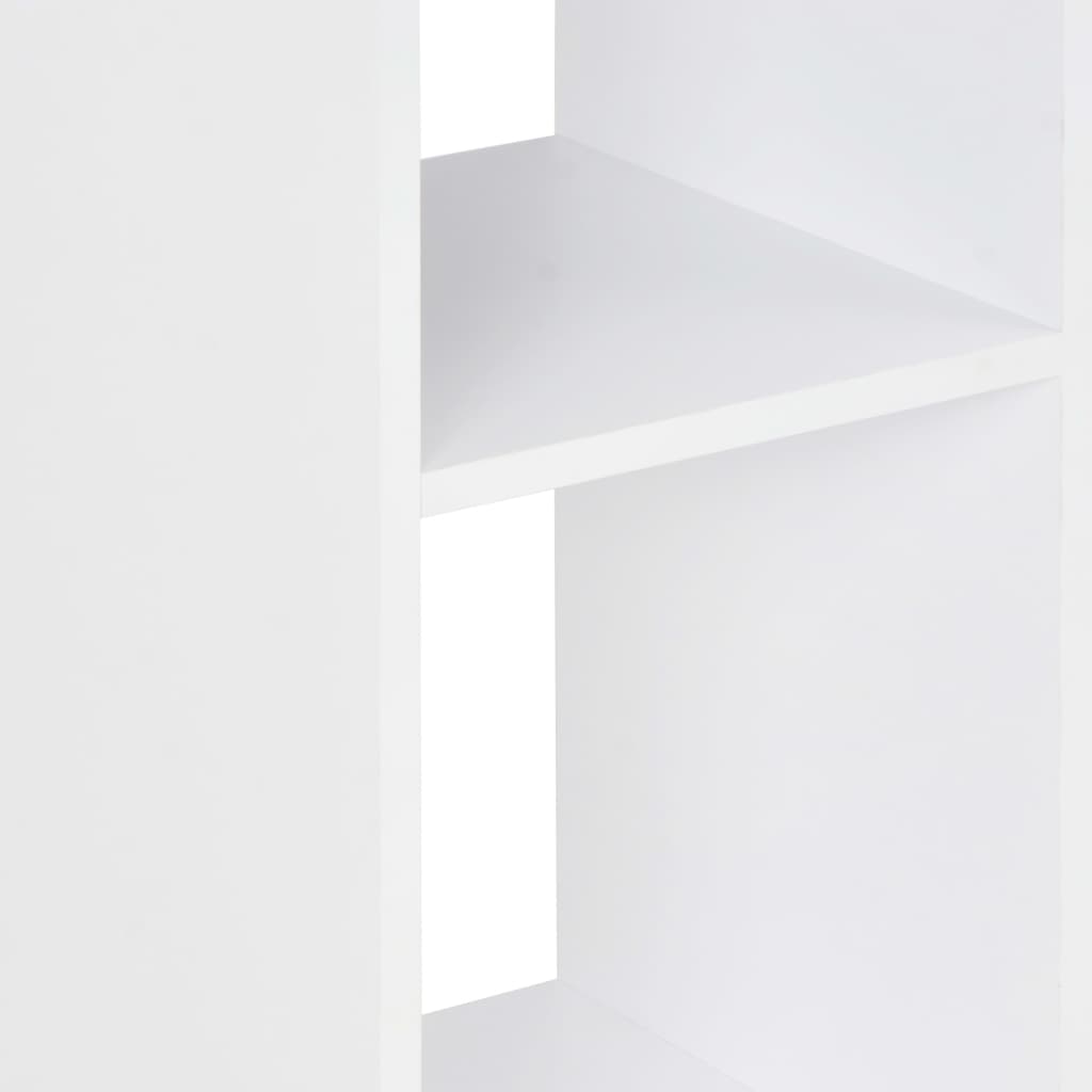 Table de bar Blanc et gris anthracite 60x60x110 cm - XIOS
