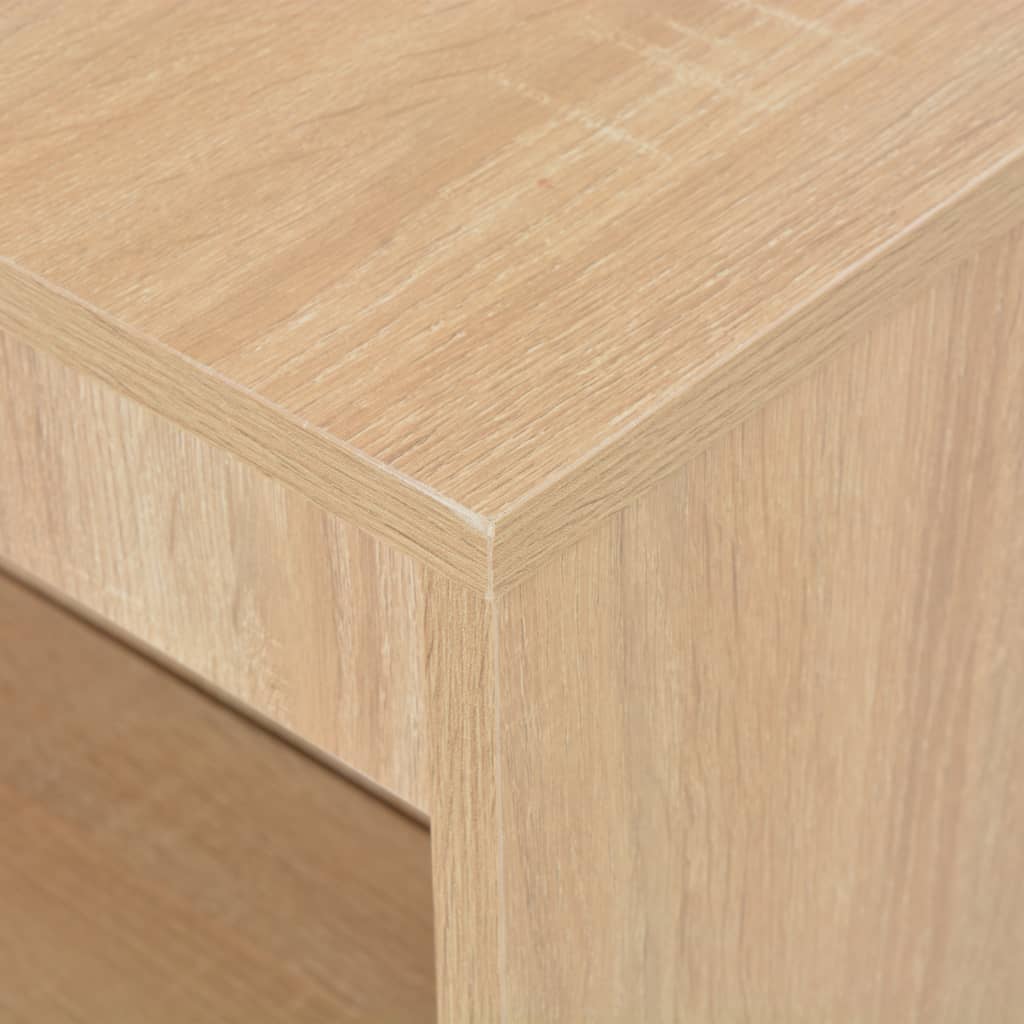 Table de bar avec étagère Chêne 110x50x103 cm - XIOS