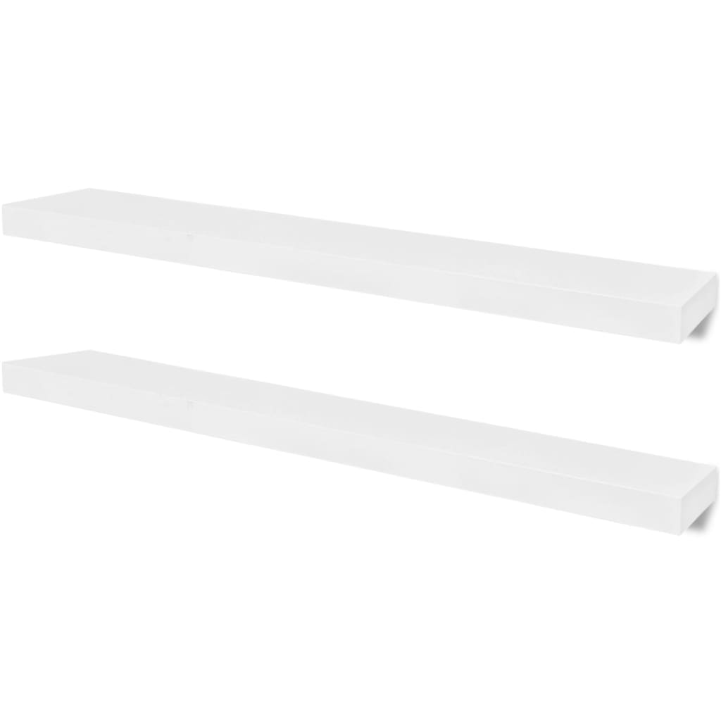 Étagères murales 4 pcs Blanc 100 cm - XIOS