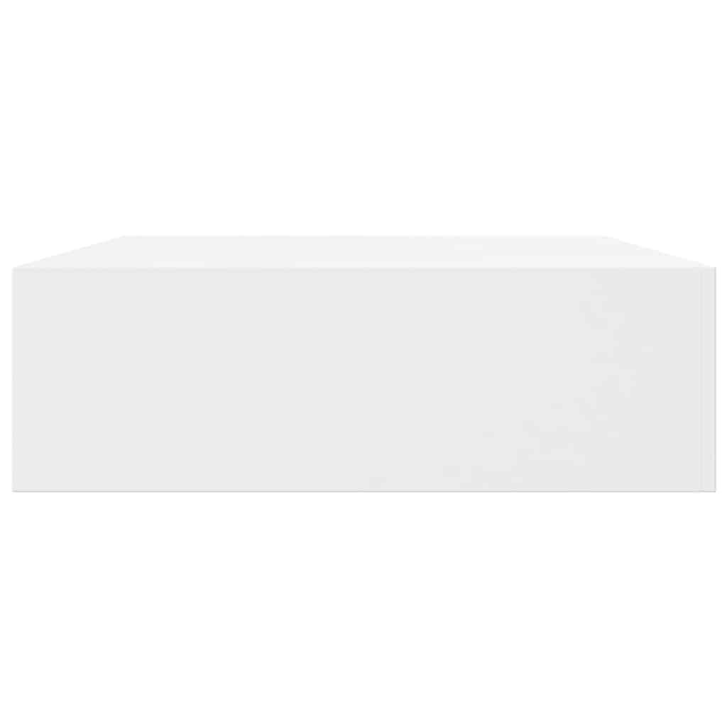 Étagères murales avec tiroirs 2 pcs Blanc 48 cm - XIOS