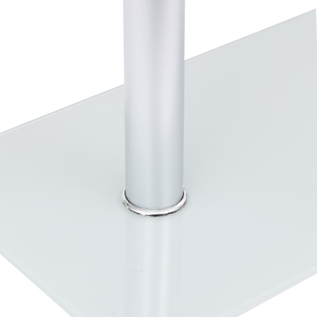 Table d'appoint en forme U Transparent 45x30x58 cm Verre trempé - XIOS