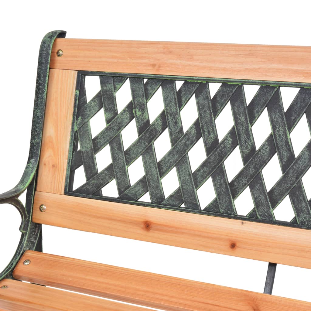 Banc de jardin 122 cm Bois Bancs de jardin vidaXL