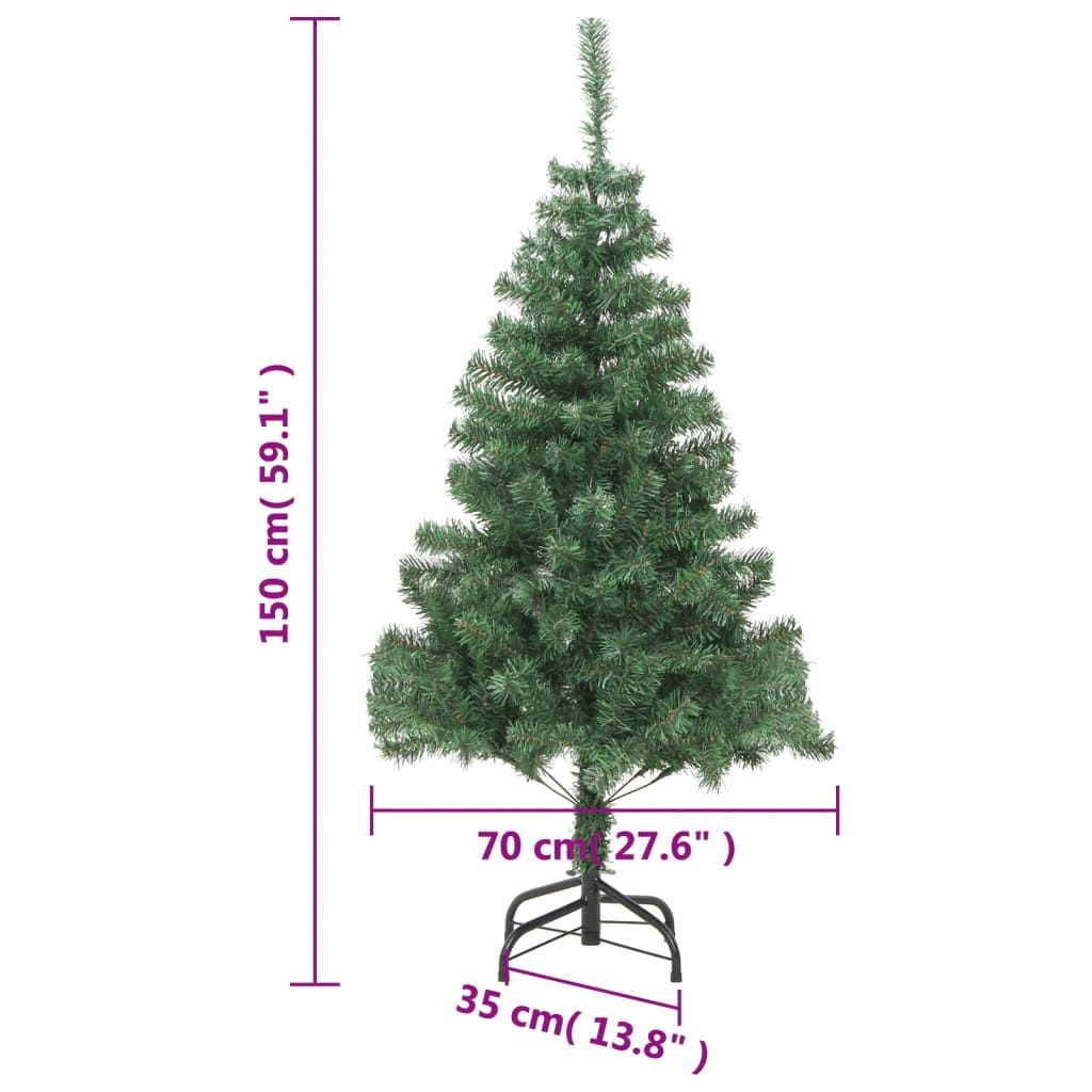 Arbre de Noël artificiel avec support 150 cm 380 branches - XIOS