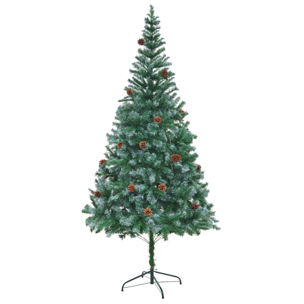 Arbre de Noël artificiel avec pommes de pin 210 cm - XIOS