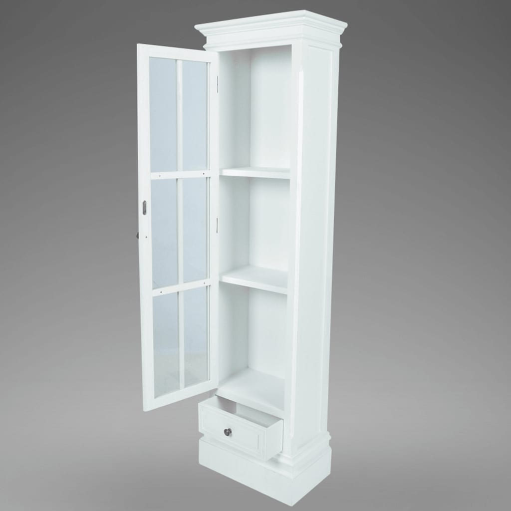 Meuble de bibliothèque avec 3 étagères Blanc Bois - XIOS