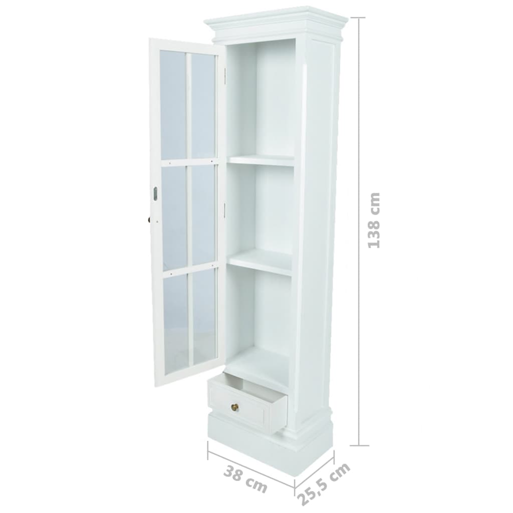 Meuble de bibliothèque avec 3 étagères Blanc Bois - XIOS