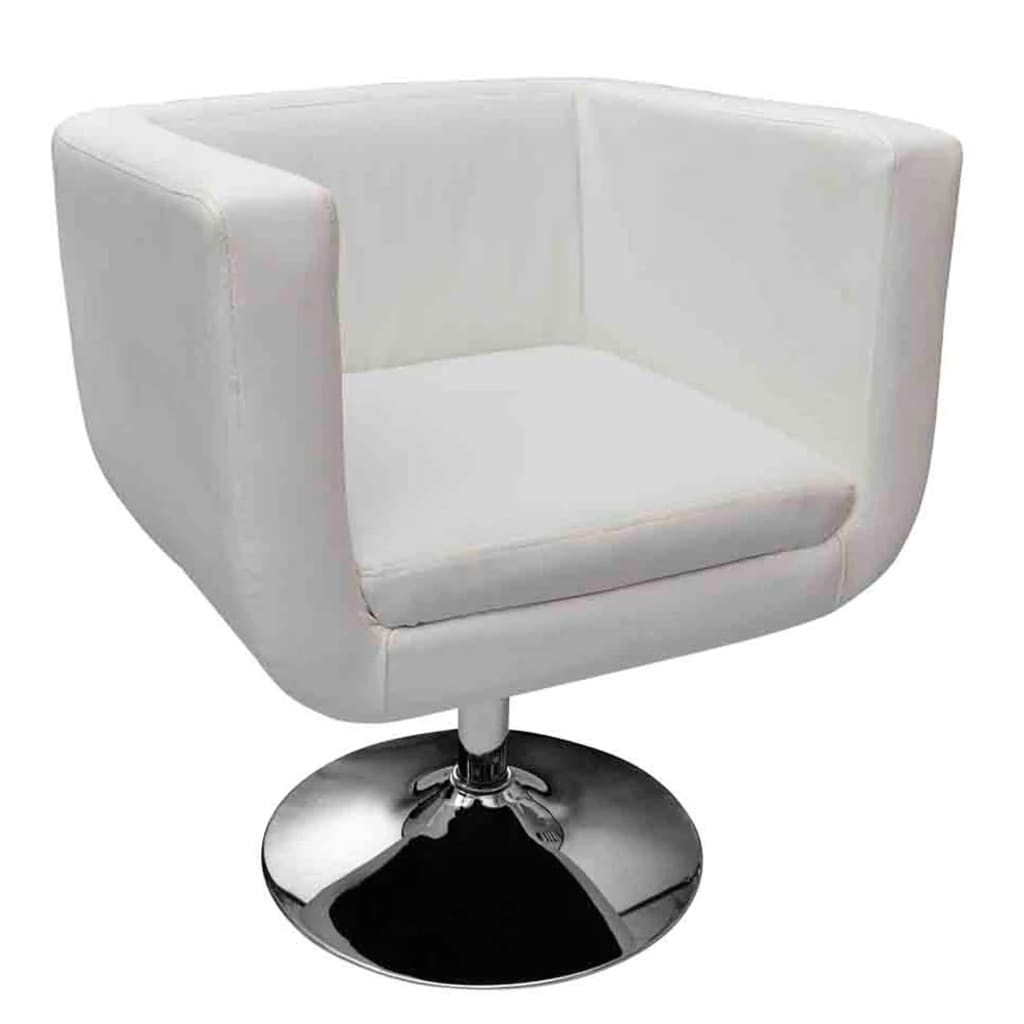 Tabouret de bar Blanc Similicuir - XIOS