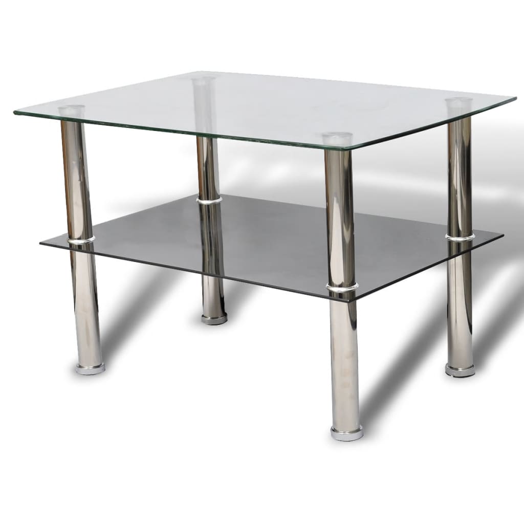 Table basse avec 2 étagères Verre - XIOS