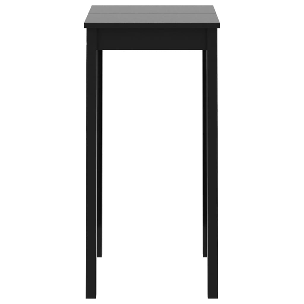 Table de bar MDF noir 55x55x107 cm - XIOS
