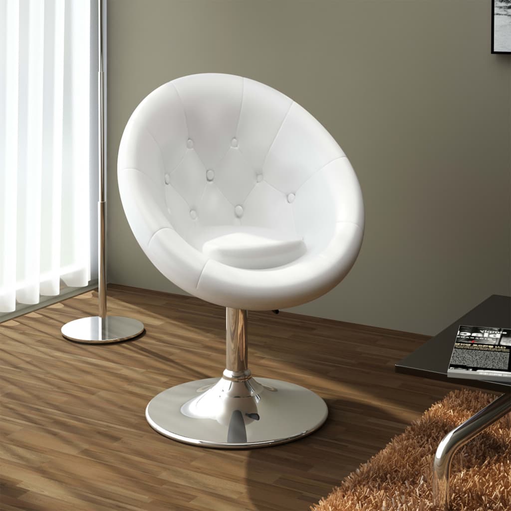 Tabouret de bar Blanc Similicuir - XIOS