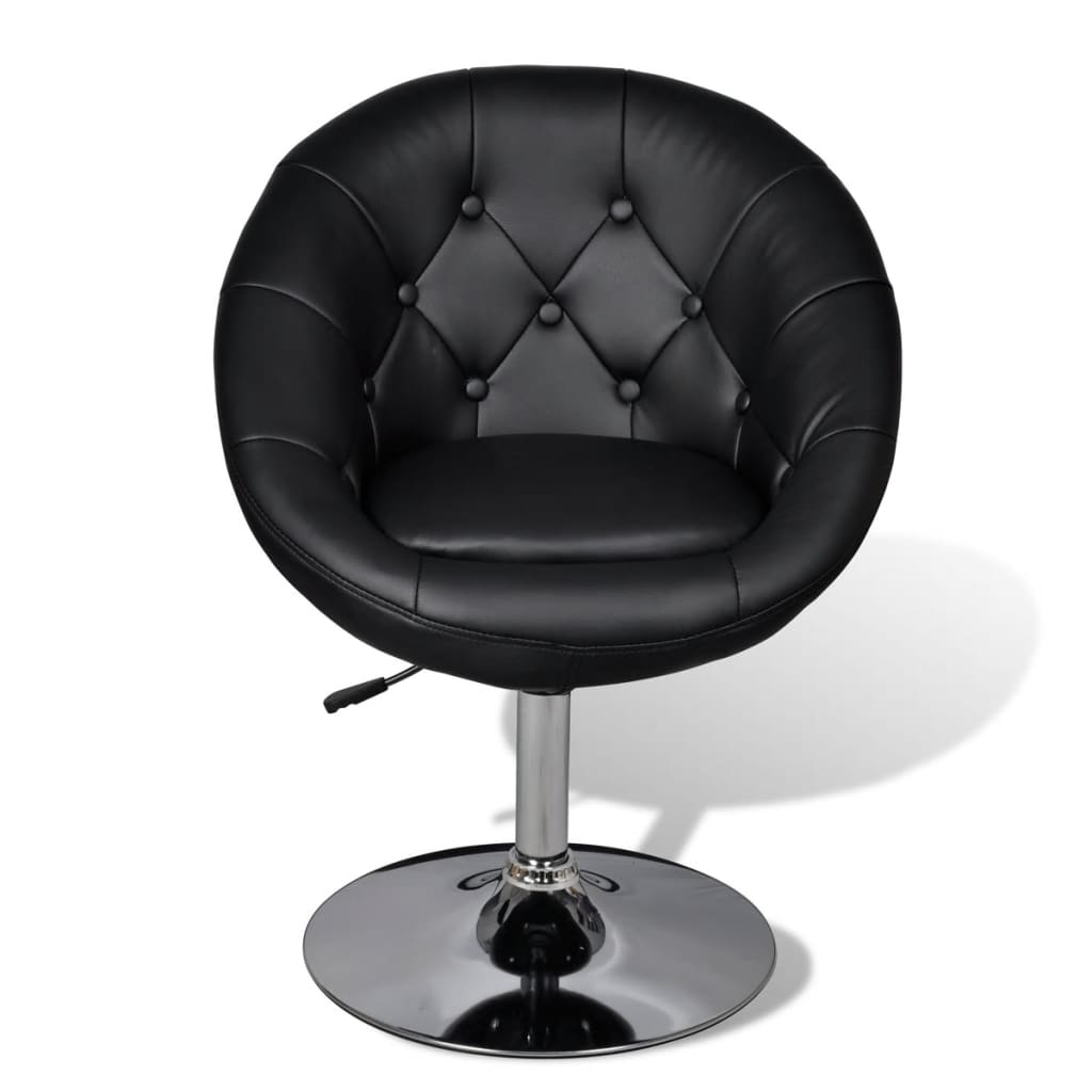 Tabouret de bar Noir Similicuir - XIOS