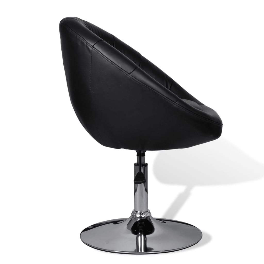 Tabouret de bar Noir Similicuir - XIOS