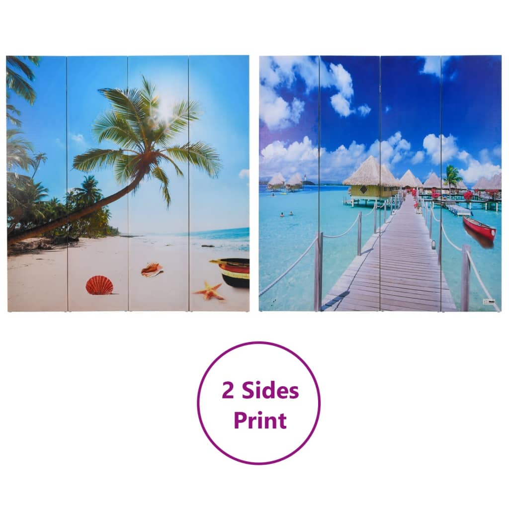 Cloison de séparation pliable 160 x 170 cm Plage - XIOS